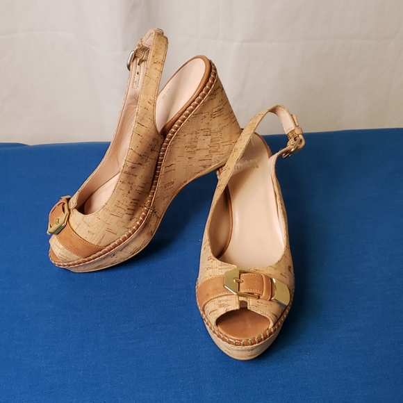 Stuart Weitzman Shoes - Stuart Weitzman Cork Wedges (BFPM-05-014)